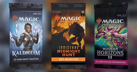 Magic The Gathering Booster Packs Guide Draft Set Theme And Collectors Booster Packs Explained ...