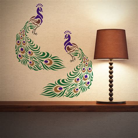 Peacock Stencil – CraftStar