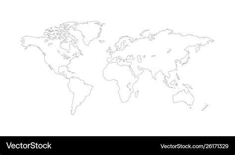 World Map SVG Template