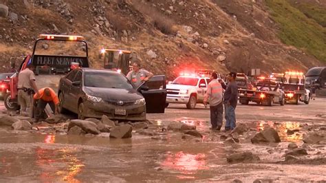 Flash flooding triggers massive mudslides in Southern California ...