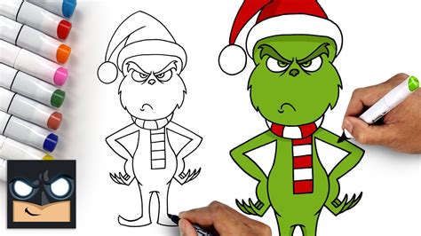 How To Draw the Grinch - YouTube