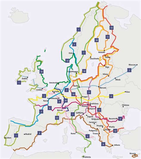 The EuroVelo Cycle Routes - Freewheeling France