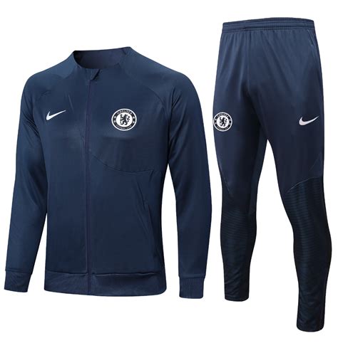 Chelsea 22/23 Tracksuit (Dark Blue) - SoccerArmor