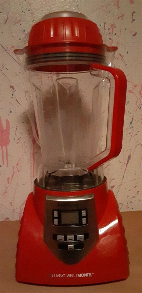 HEALTHMASTER Montel Williams Living Well Elite Blender 8 Speed Model JLA-8 ~ RED | eBay | Montel ...