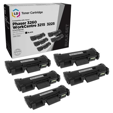 5-pack Xerox 106R02777 Black Toner - Great Value. A Best Selling Item - 4inkjets