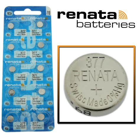 Renata 377 Watch Battery SR626SW Swiss Made Cell - Findings Outlet