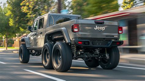 Next Level 6x6 review: ginormous six-wheeled Jeep Gladiator driven ...