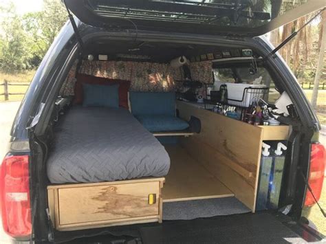 Truck Bed Camper Setup