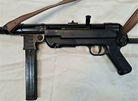 REPLICA WW2 GERMAN MP40 SEMI AUTOMATIC MACHINE PISTOL GUN BY DENIX | JB Military Antiques