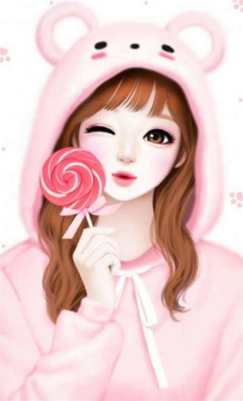 Pin by Aria Desai on girly walpiz | Cute girl wallpaper, Cute cartoon girl, Cartoon girl images