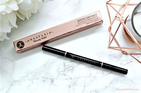 Anastasia Beverly Hills Brow Definer Review With Swatches - Devoted To Pink