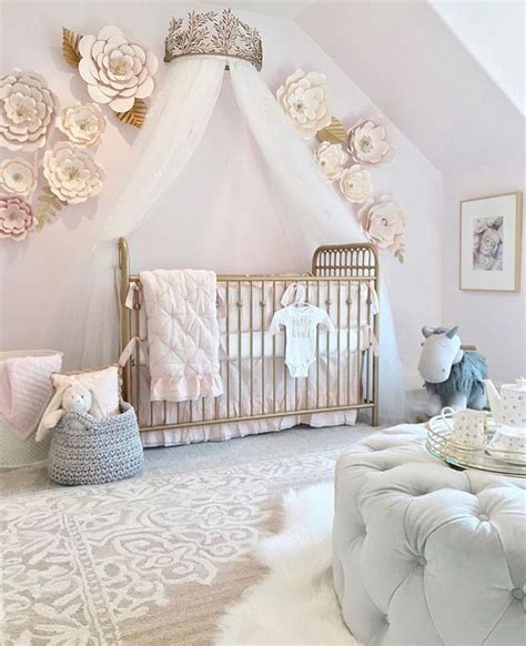 Princess nursery ideas! | Baby girl nursery room, Baby girl room, Girl nursery room