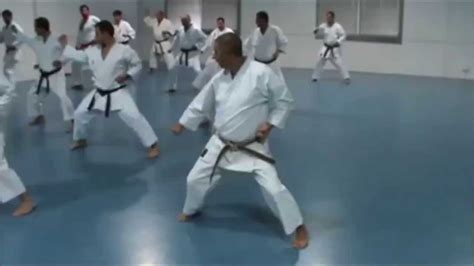 Heian Godan Oyo Dai Bunkai 1er. nivel (trabajo al aire) - YouTube