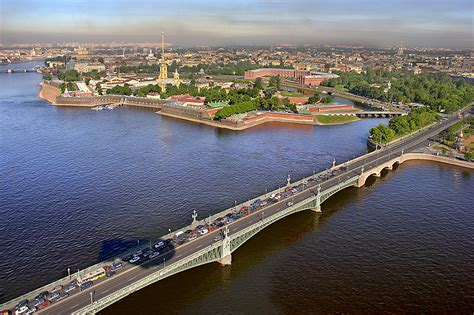 Trinity Bridge, St. Petersburg, Russia