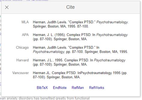 Referencing formats (APA, Harvard, MLA etc.) - Psychology ...