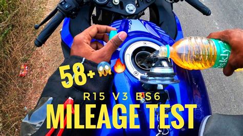 R15 v3 Bs6 Mileage Test🔥 || Shocking Result😱 || Dude Villain - YouTube