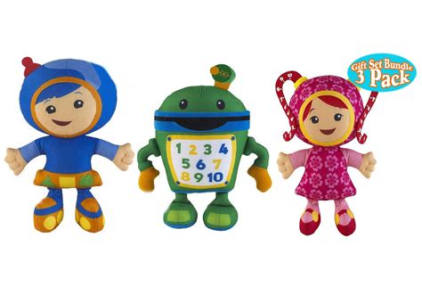 3PCS Fisher Price TEAM UMIZOOMI Bot MILLI Geo 9" plush toy Kids Christmas Gift | eBay