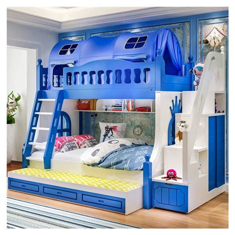 bunk beds with stairs