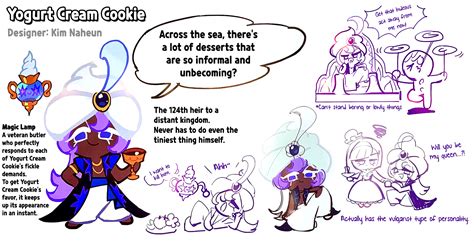 Yogurt Cream Cookie concept art translation : r/Cookierun