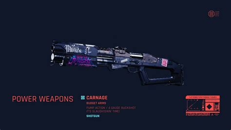 Cyberpunk 2077 Weapon Types, Rarities and Mods Revealed