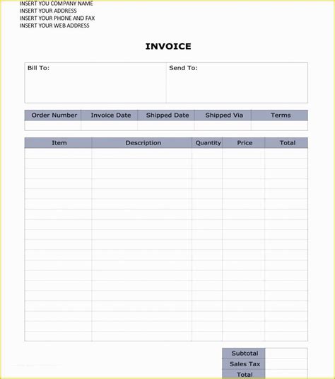 Microsoft Works Invoice Template Free Download Of Microsoft Works Templates Free Resume Download ...