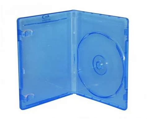 Blu-Ray Cases Cover 11mm Blue Clear Single Disc with Outer Clear Sleeve ...