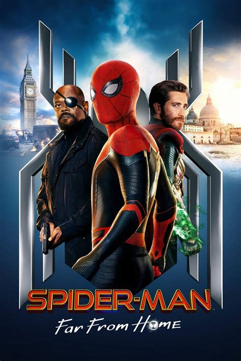 Spider-Man Far From Home Movie Wall Art – Poster | Canvas Wall Art Print - Jenifer Shop