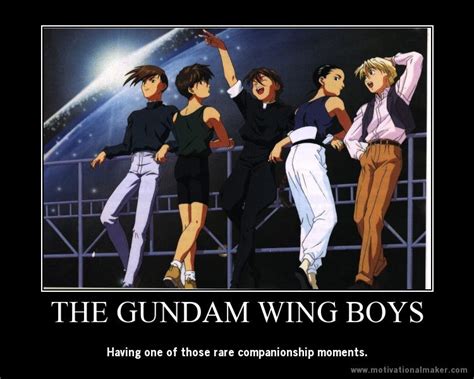 Gundam Wing Motivational Poster 2 by slyboyseth on DeviantArt