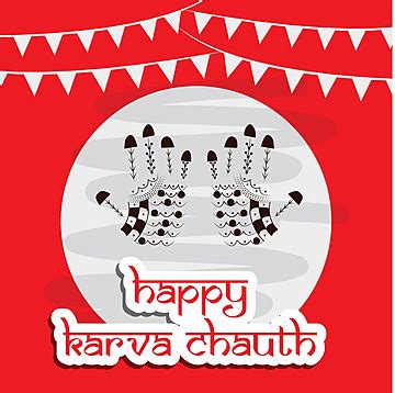 Hindu Festival Karva Chauth Background Married Pray Greetings Vector, Married, Pray, Greetings ...