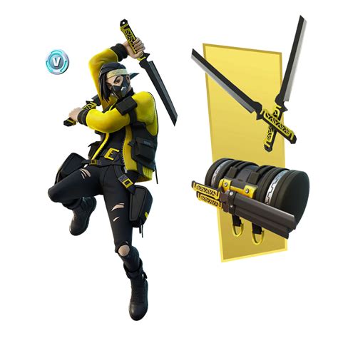 Fortnite Rogue Alias Pack Item Bundle - PNG, Pictures, Images