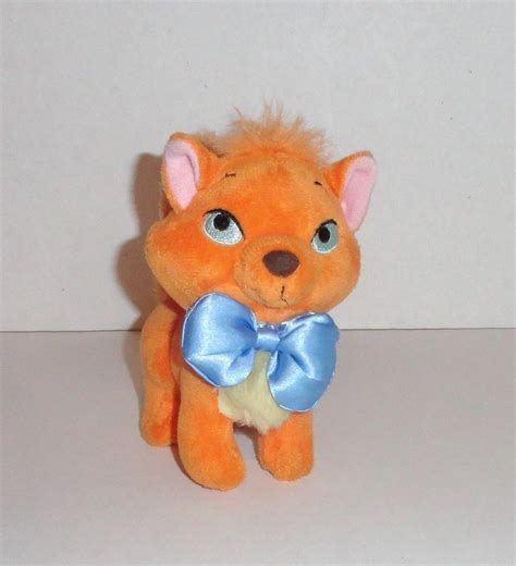 Disney Store Toulouse Cat Plush Aristocats Kitten Tan Orange 6" #Disney ...