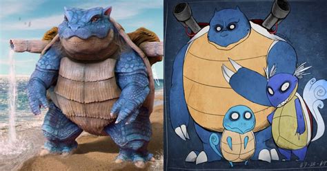 Pokémon: 10 Amazing Pieces of Blastoise Fan Art