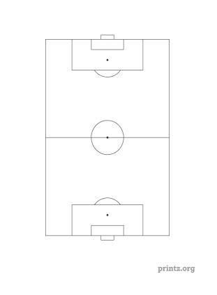 Printable Soccer Field Diagram