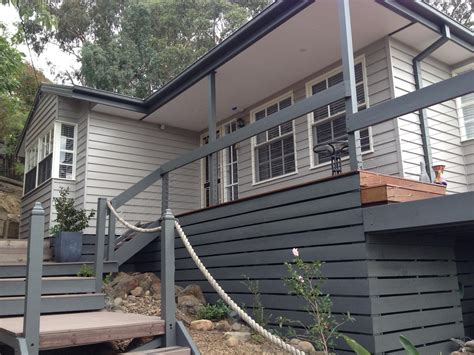 Colorbond Woodland Grey Paint on Weatherboard