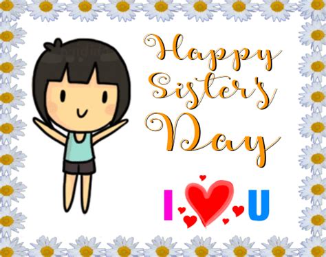 A Happy Sister’s Day Card. Free Sister's Day eCards | 123 Greetings