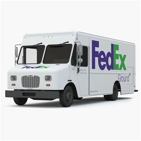 FedEx Delivery Truck 3D Model $15 - .max .3ds .dae .fbx .obj - Free3D