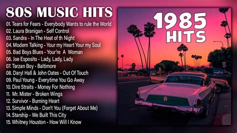 80s Hits - 80s Greatest Hits - Summer Hits 1985 - 1 Hour of Top Hits ...