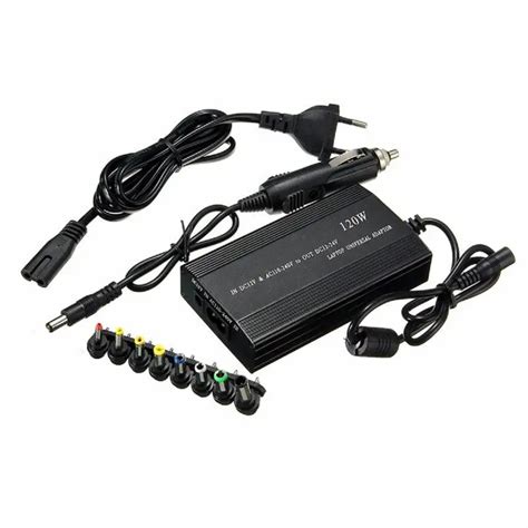 120W Universal EU Plug Laptop Car DC Charger Notebook AC Adapter Power ...