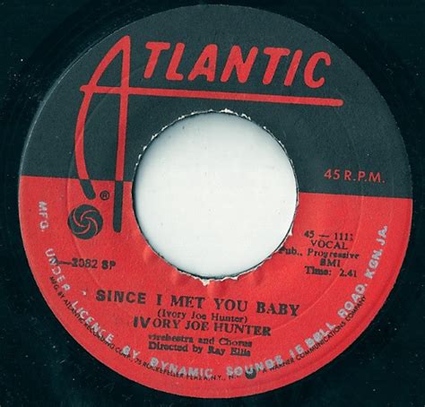 Ivory Joe Hunter - Since I Met You Baby / You Can't Stop This Rocking And Rolling (Vinyl) | Discogs