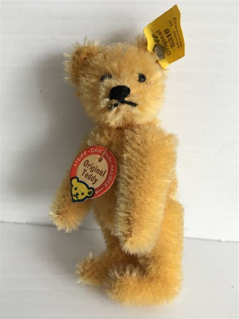 Steiff original teddy bear circa 1950's 3 1/2 inch mint | Etsy