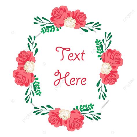 Floral Text Box Vector Art Design, Floral Text Box, Text, Floral PNG Transparent Image and ...