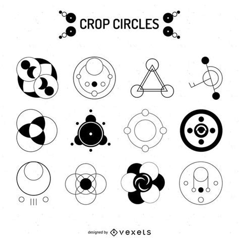 Crop circles design collection #AD , #ad, #SPONSORED, #circles, #design ...