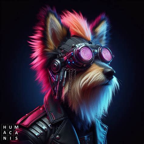 Cyberpunk dog by Humacanis on DeviantArt