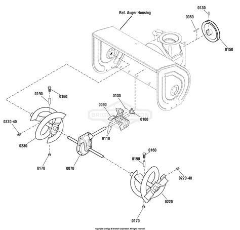 Snapper 1696002 - M1227EX, 27" 11.5TP Two Stage Intermediate Snow Thrower Parts Diagram for ...