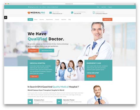 24 Doctor Website Templates For Medical Practitioners 2020 - Colorlib