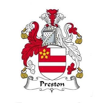 Preston Family Crest – Heraldic Jewelry