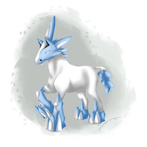 Glastrier by DarkraiLady on DeviantArt | Mythical pokemon, Digital ...