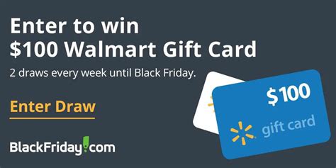 BlackFriday.com Walmart Black Friday $100 Gift Card Giveaway