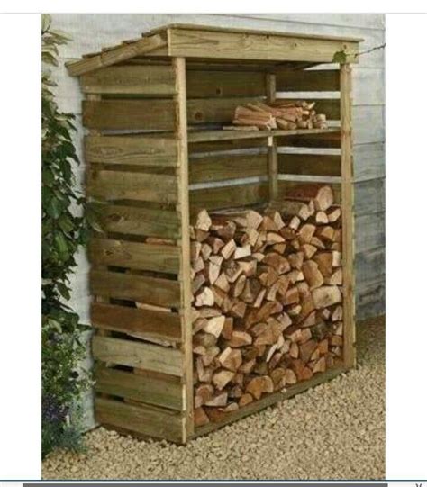 Pallet firewood storage #backyardfirewoodshed | Diy pallet projects ...