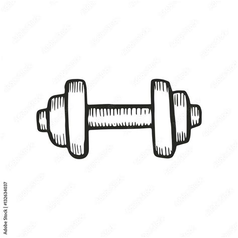 Dumbbells Drawing